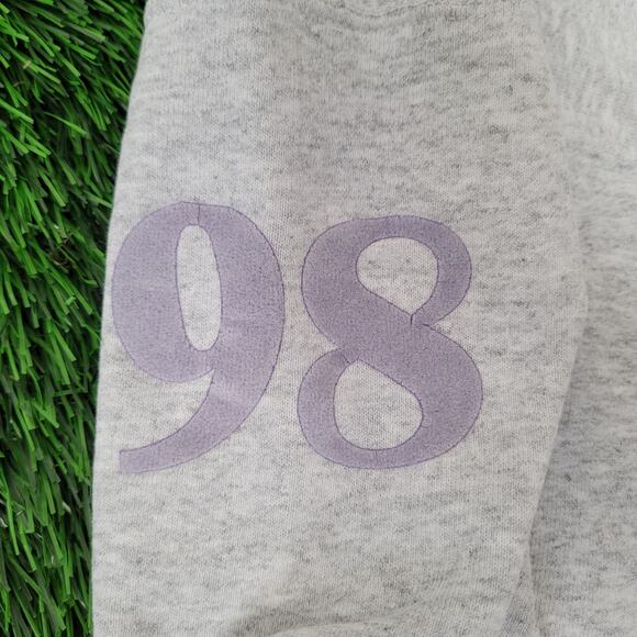 Vintage 1998 Santee Steven-Blues Sweatshirt Womens XL 26x27 Baggy Gray - Picture 14 of 14